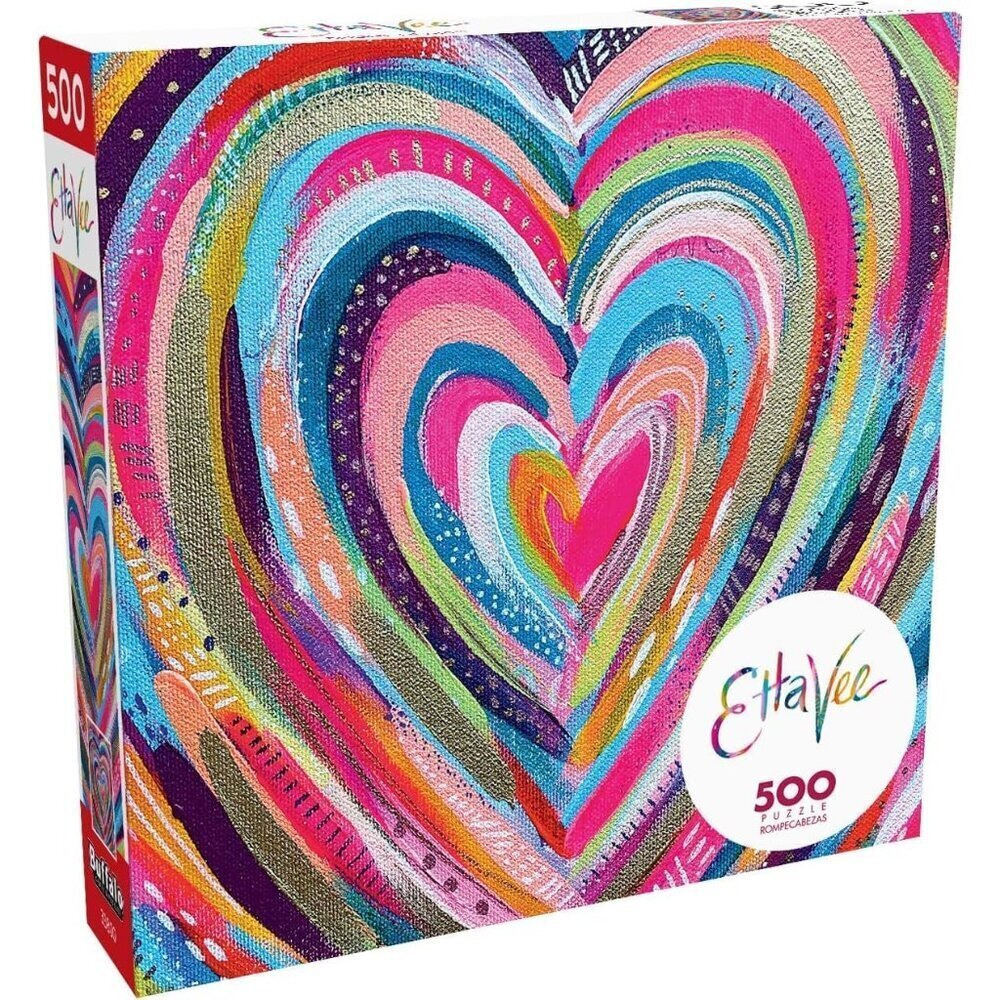 500 Piece Jigsaw Puzzle Adults Bright Heart Romance